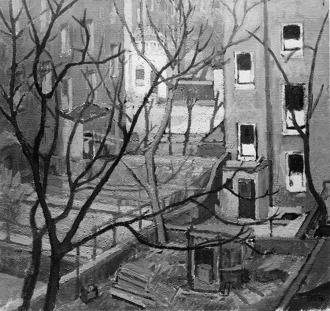 Spencer Gore - Back Gardens da Houghton Place, Museo delle Belle Arti, Boston
